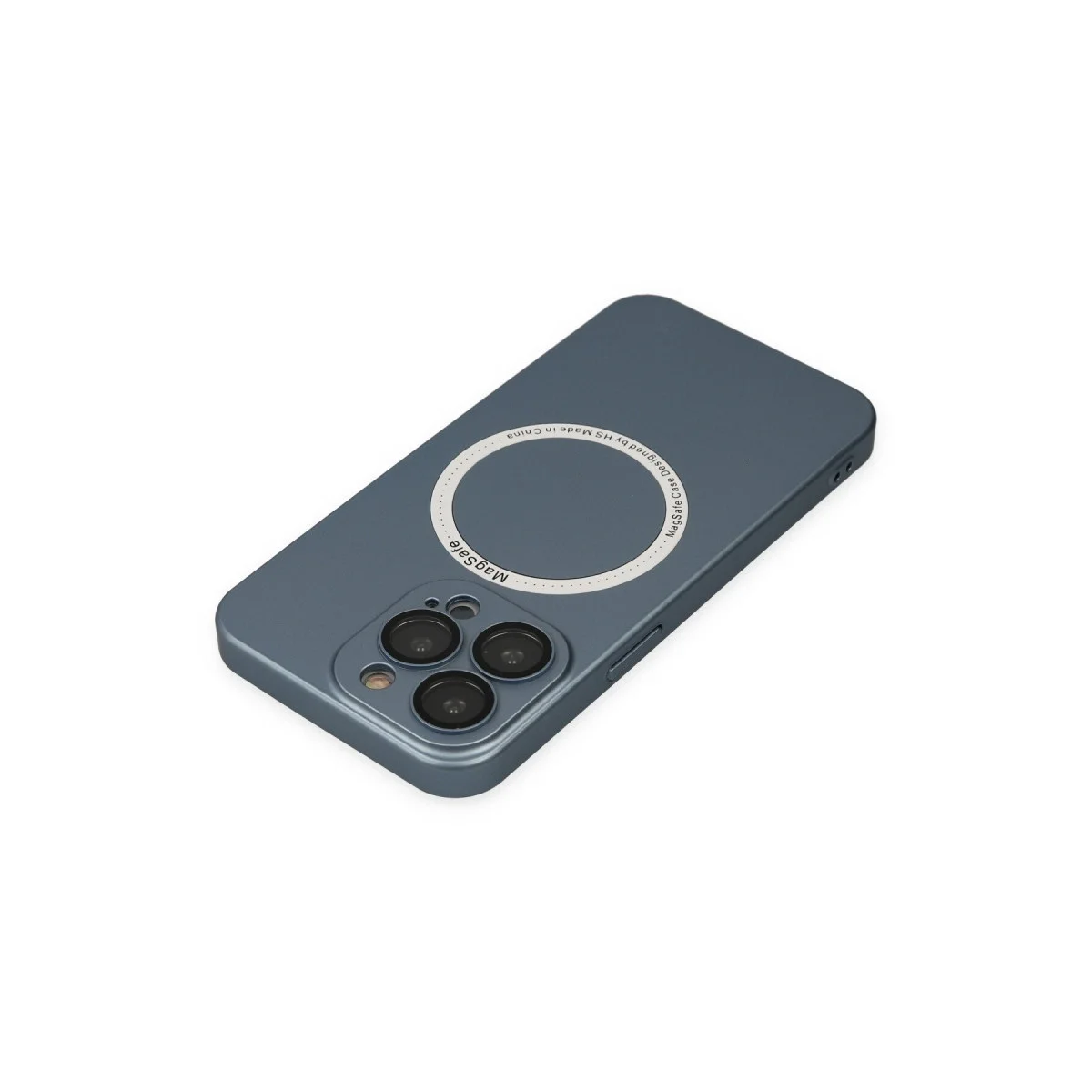 Apple İphone 13 Pro Kılıf Jack Magneticsafe Lens Silikon - Sierra Blue görsel 5