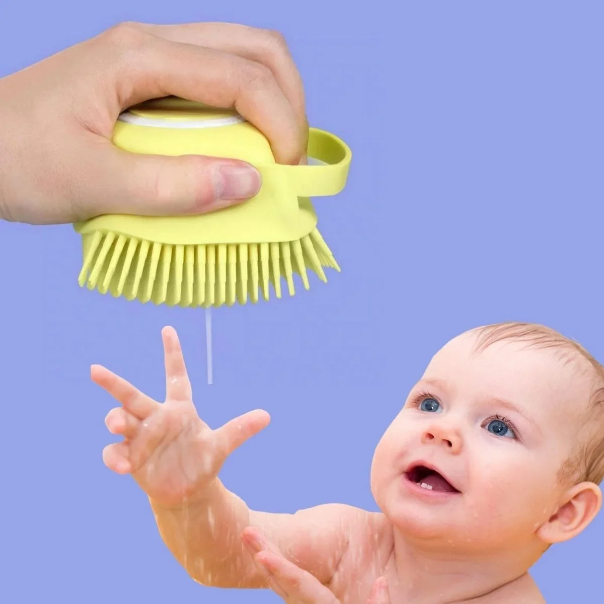 ieg™ Yumuşak Silikon Malzemeli Esnek Jel Hazneli Masaj Fonksiyonlu Etkili Banyo Duş Kese Lifi görsel 2