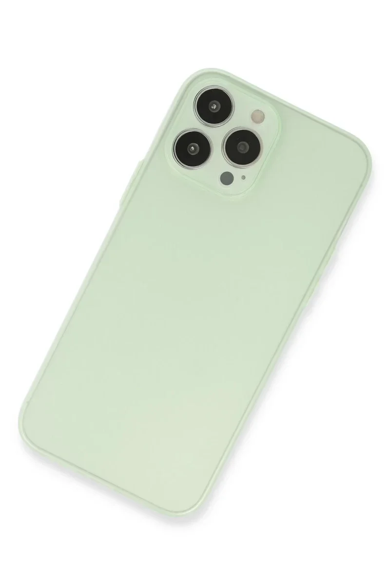 Apple iPhone 13 Pro Kılıf Puma Silikon - Açık Yeşil görsel 2