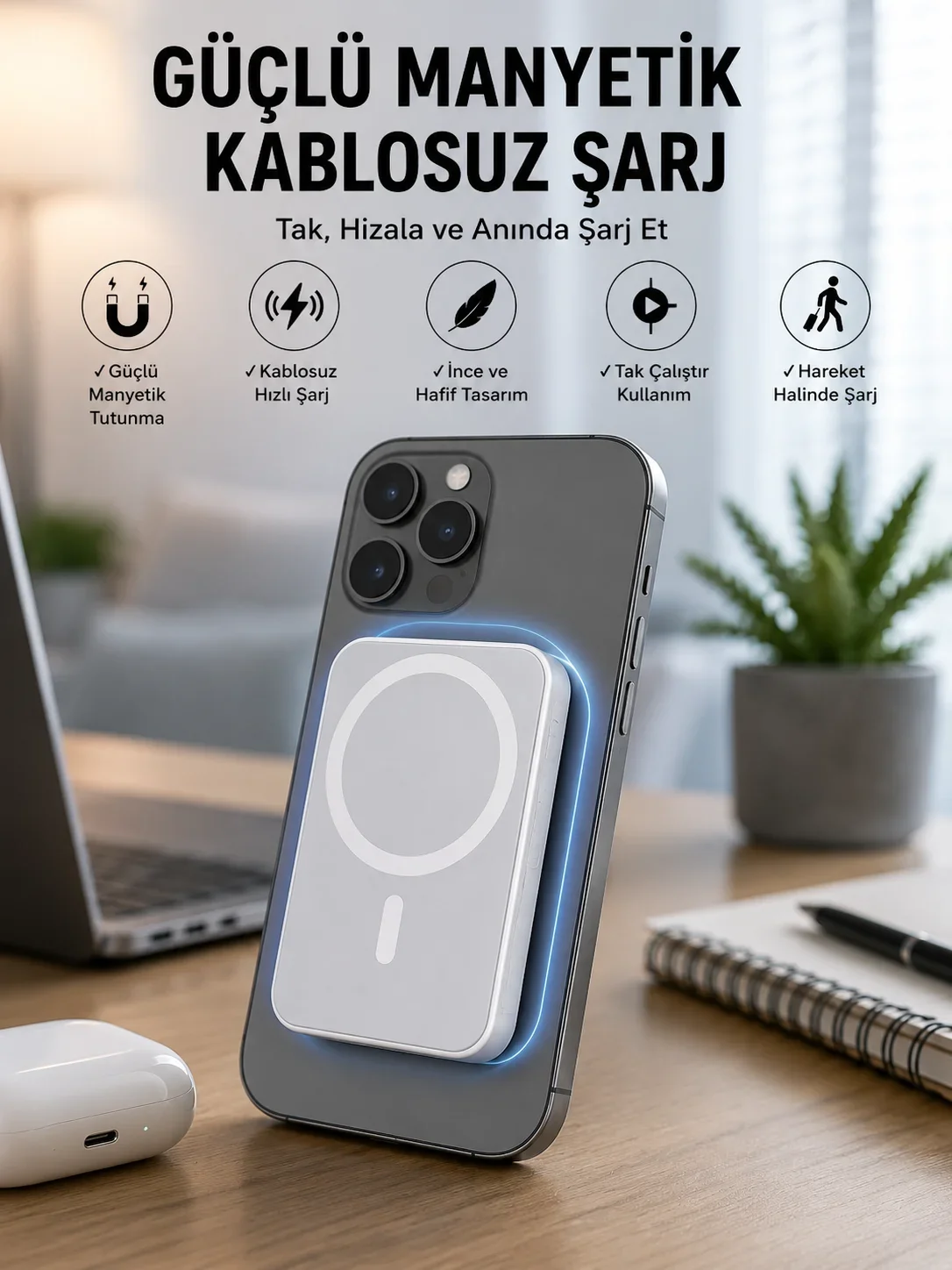 LF-100 Magsafe 5.000 Mah