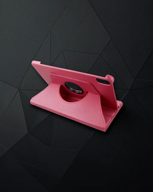 Huawei Matepad 10.4 Kılıf 360 Tablet Deri Kılıf - Pembe