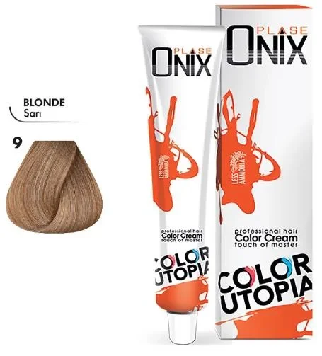 Tüp Saç Boyası 60 ml Profesyonel Krem Boya - 9 Sari