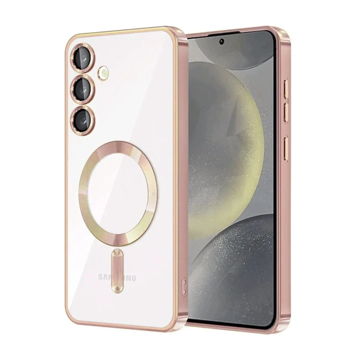 Samsung Galaxy A54 5G Kross Magneticsafe Kapak - Rose