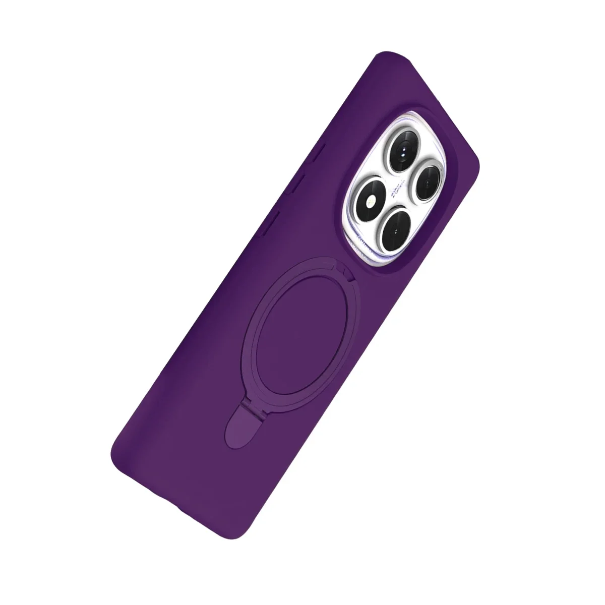 Xiaomi Redmi Note 14 Pro 4G Regal Magsafe Standlı Kapak - Derin Mor görsel 5