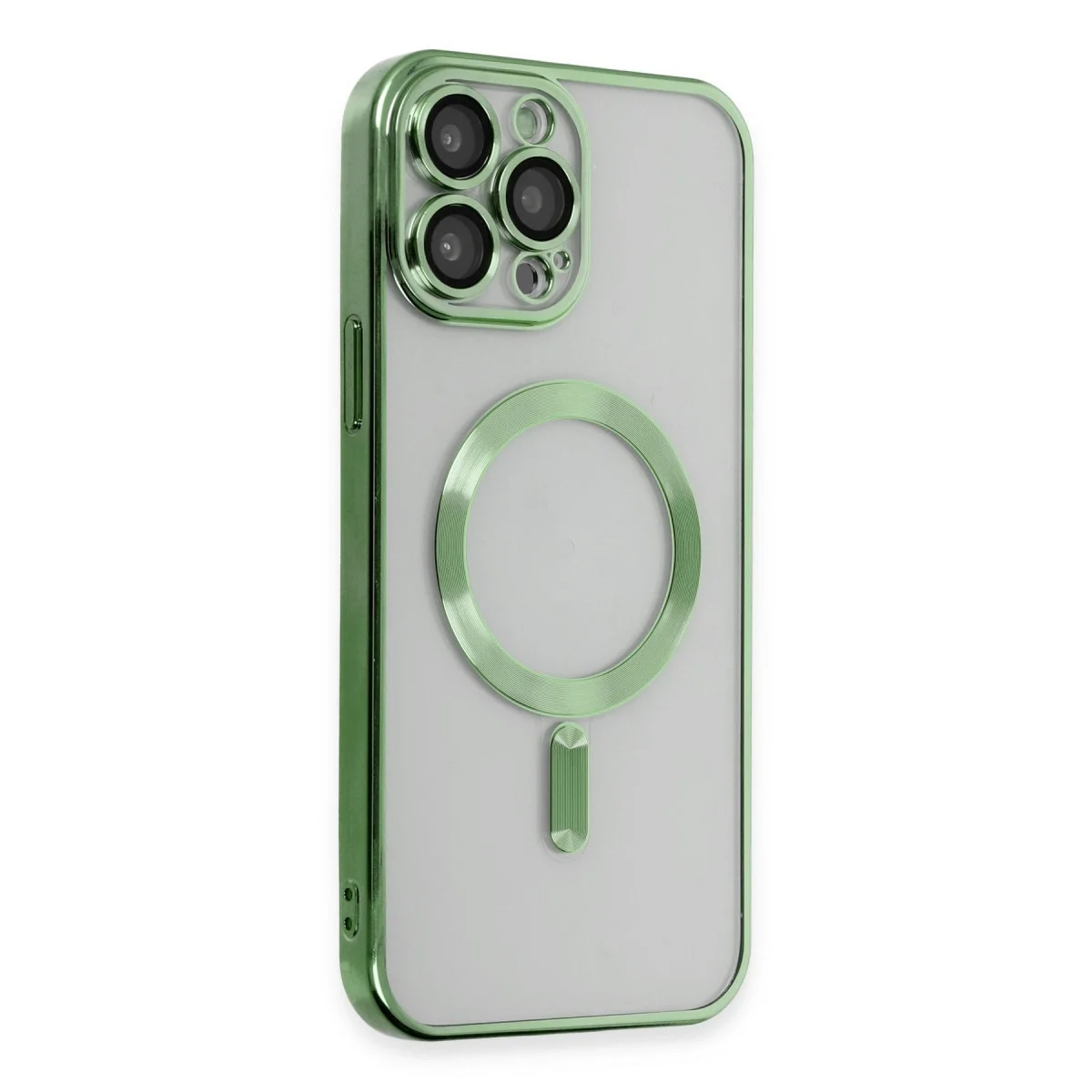 Apple İphone 15 Pro Kılıf Kross Magneticsafe Kapak - Koyu Yeşil görsel 2