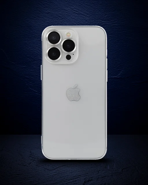 Apple İphone 13 Pro Max Kılıf Luko Lens Silikon - Gümüş