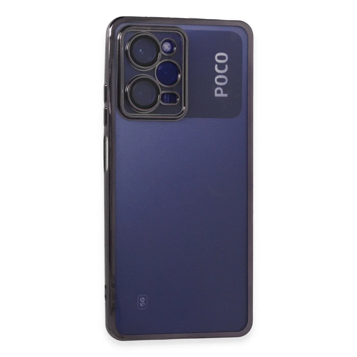 Xiaomi Poco X5 Pro 5G Kılıf Razer Lensli Silikon - Mor