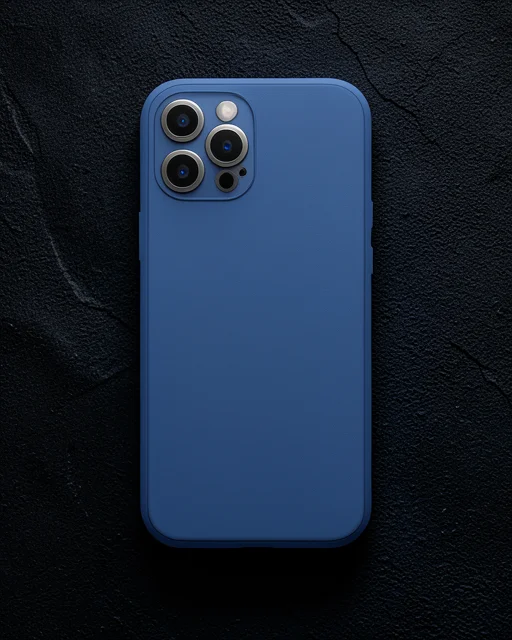 Apple İphone 12 Pro Kılıf Coco Deri Silikon Kapak - Açık Mavi