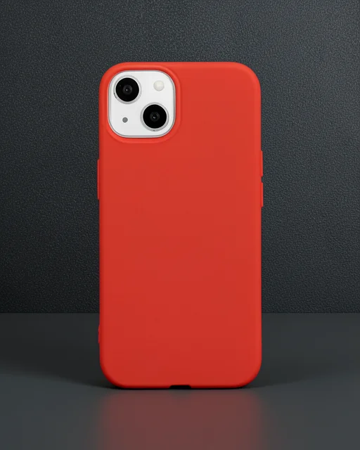 Apple İphone 15 Pro Kılıf Nano İçi Kadife Silikon - Kırmızı