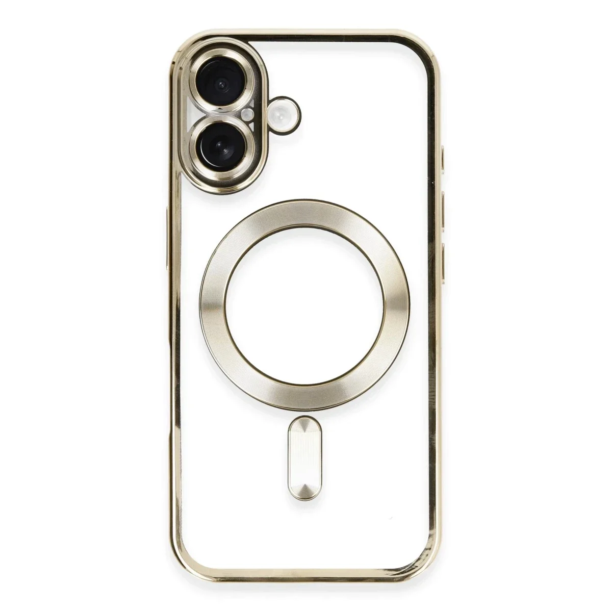 Apple iPhone 16 Kılıf Kross Magneticsafe Kapak - Gold görsel 3