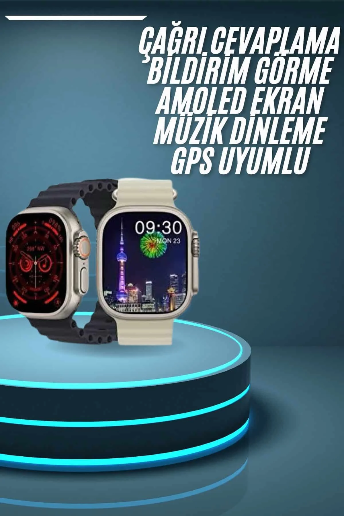 Akıllı Saat Çok Fonksiyonlu Uzun Pil Ömürlü Çağrı Cevaplayabilen Kol Saati görsel 2