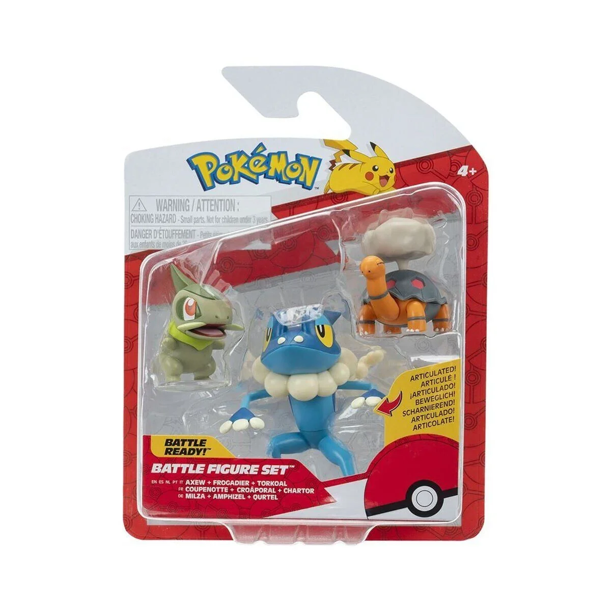 POK 95155-D Pokemon Battle 3lü Figür Seti Asorti görsel 3