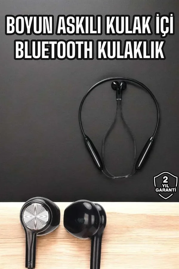 Kablolu Boyun Askılı Dijital Göstergeli Bluetooth Kulaklığı 60 Saat görsel 2