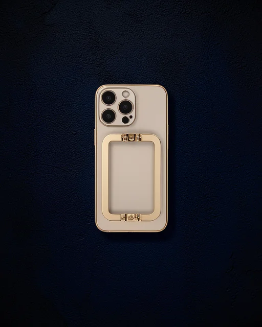 Apple İphone 14 Pro Max Kılıf Coco Elit Kapak - Gold