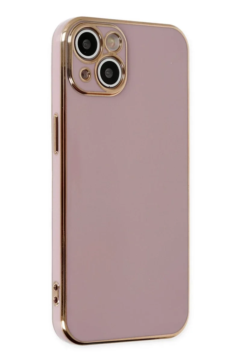 Apple iPhone 14 Kılıf Volet Silikon - Mor