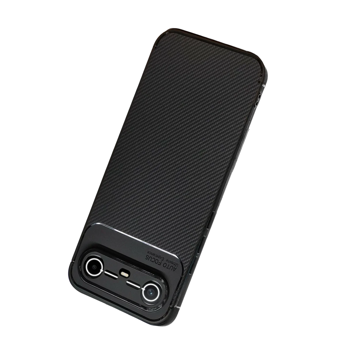 Tecno Spark Slim 5G Auto Focus Karbon Kapak - Siyah görsel 3