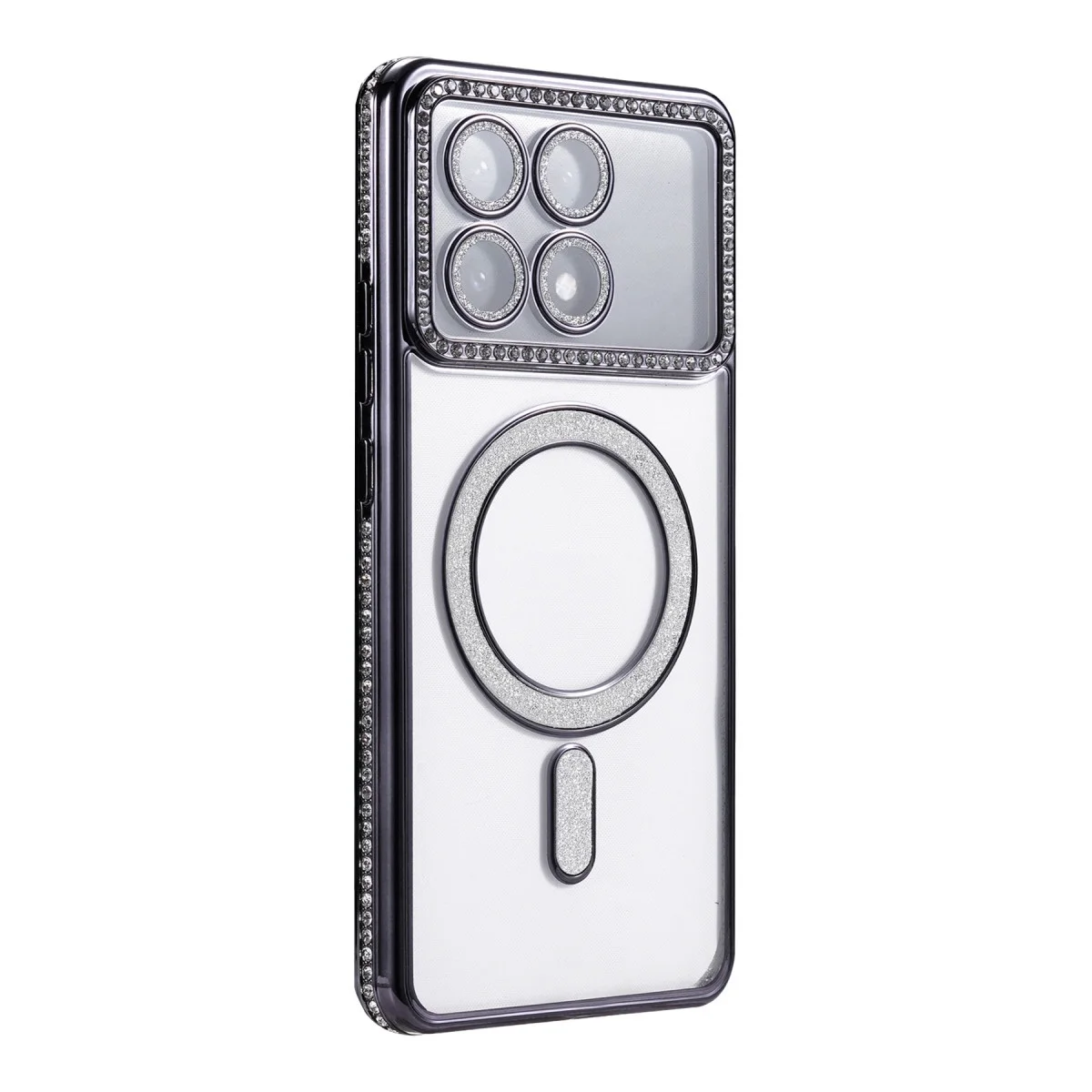 Xiao Poco X6 Pro Joke Simli Magneticsafe Kılıf - Siyah görsel 3