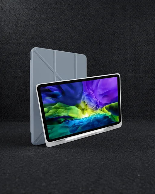 Samsung Galaxy P610 Tab S6 Lite 10.4 Kılıf Kalemlikli Mars Tablet Kılıfı - Lavender