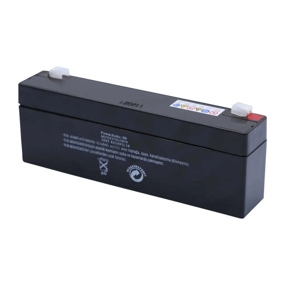 AX12-2.2 12V 2.2Ah Yatay Akü görsel 3