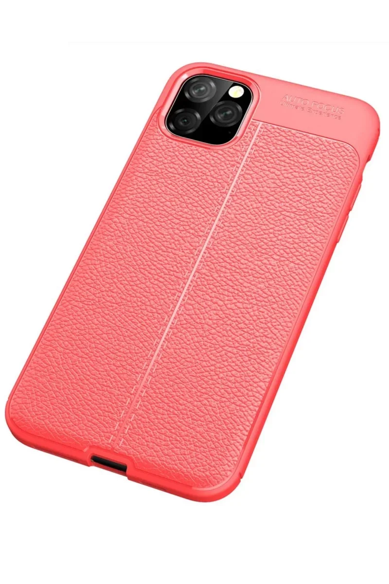 Apple iPhone 11 Pro Kılıf Auto Focus Kapak - Kırmızı görsel 2