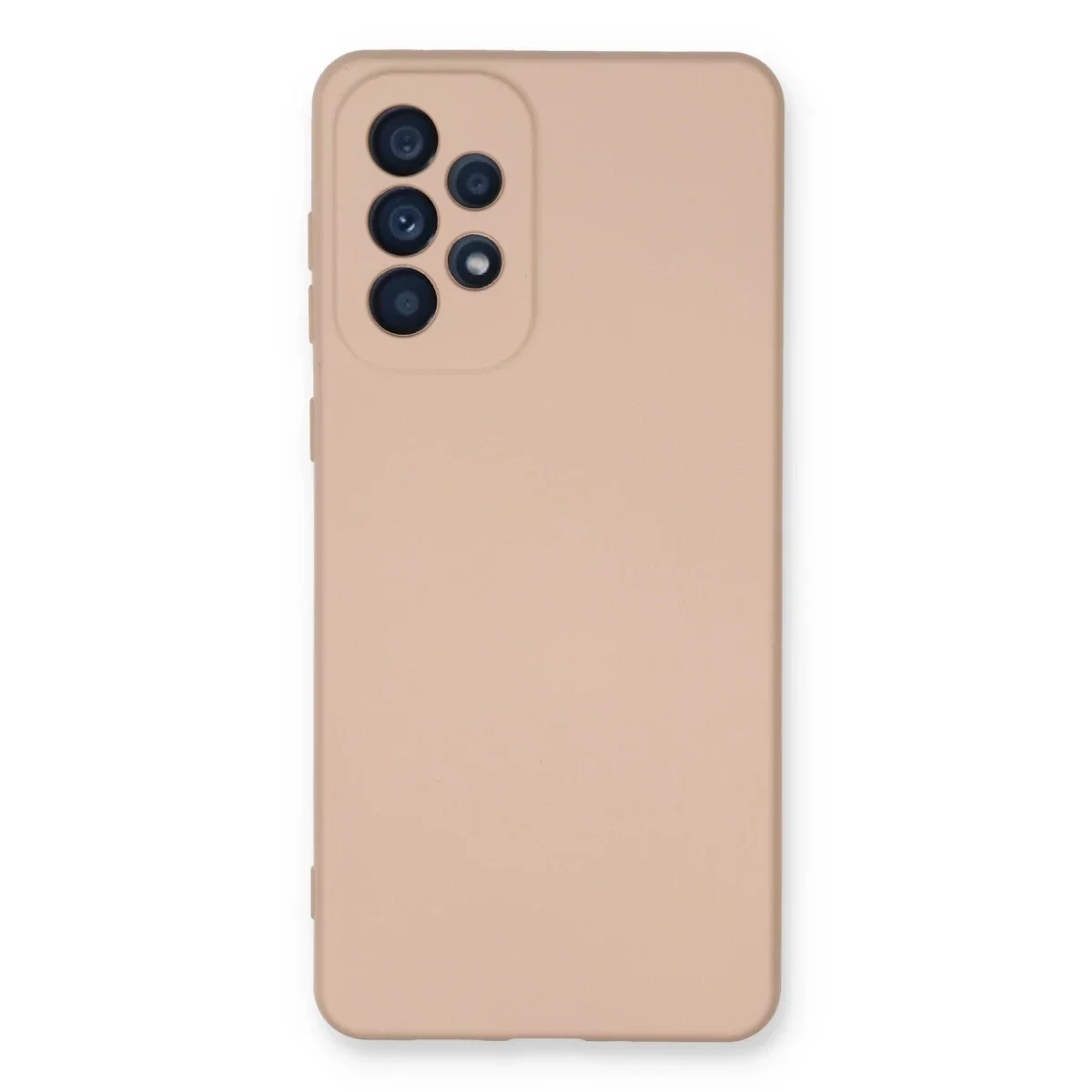 Samsung Galaxy A33 5G Kılıf Nano içi Kadife Silikon - Pudra