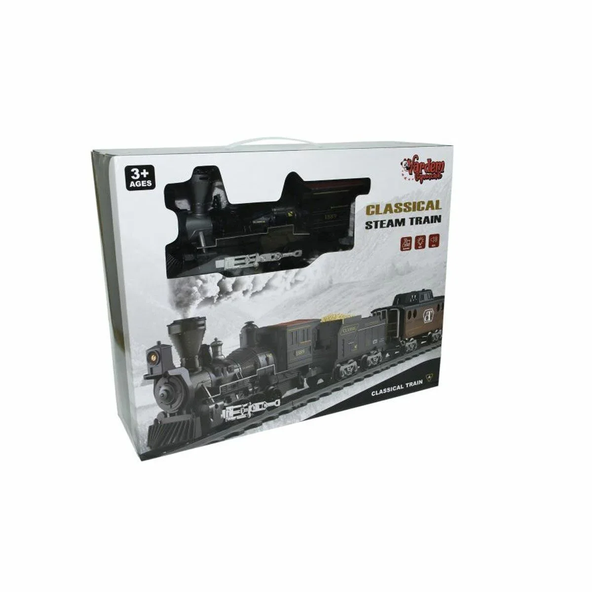 FF-1613A Işıklı Ve Sesli Classic Buharlı Tren