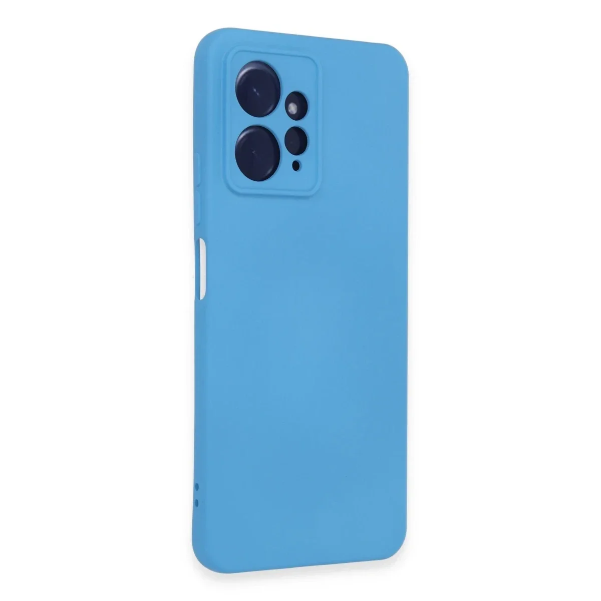 Xiaomi Redmi Note 12 4G Kılıf Nano içi Kadife Silikon - Mavi görsel 2