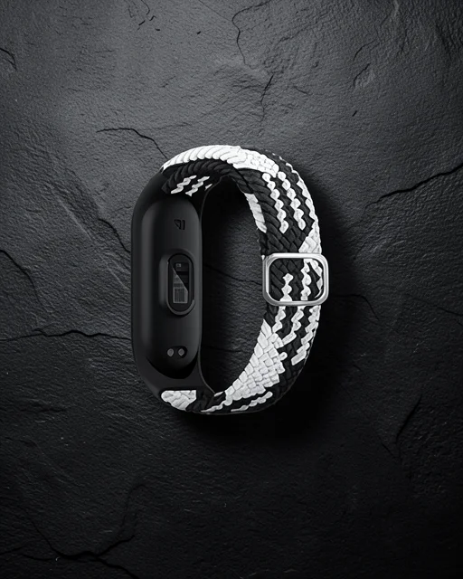 Xiaomi Mi Band 6 Kordon - Siyah-beyaz