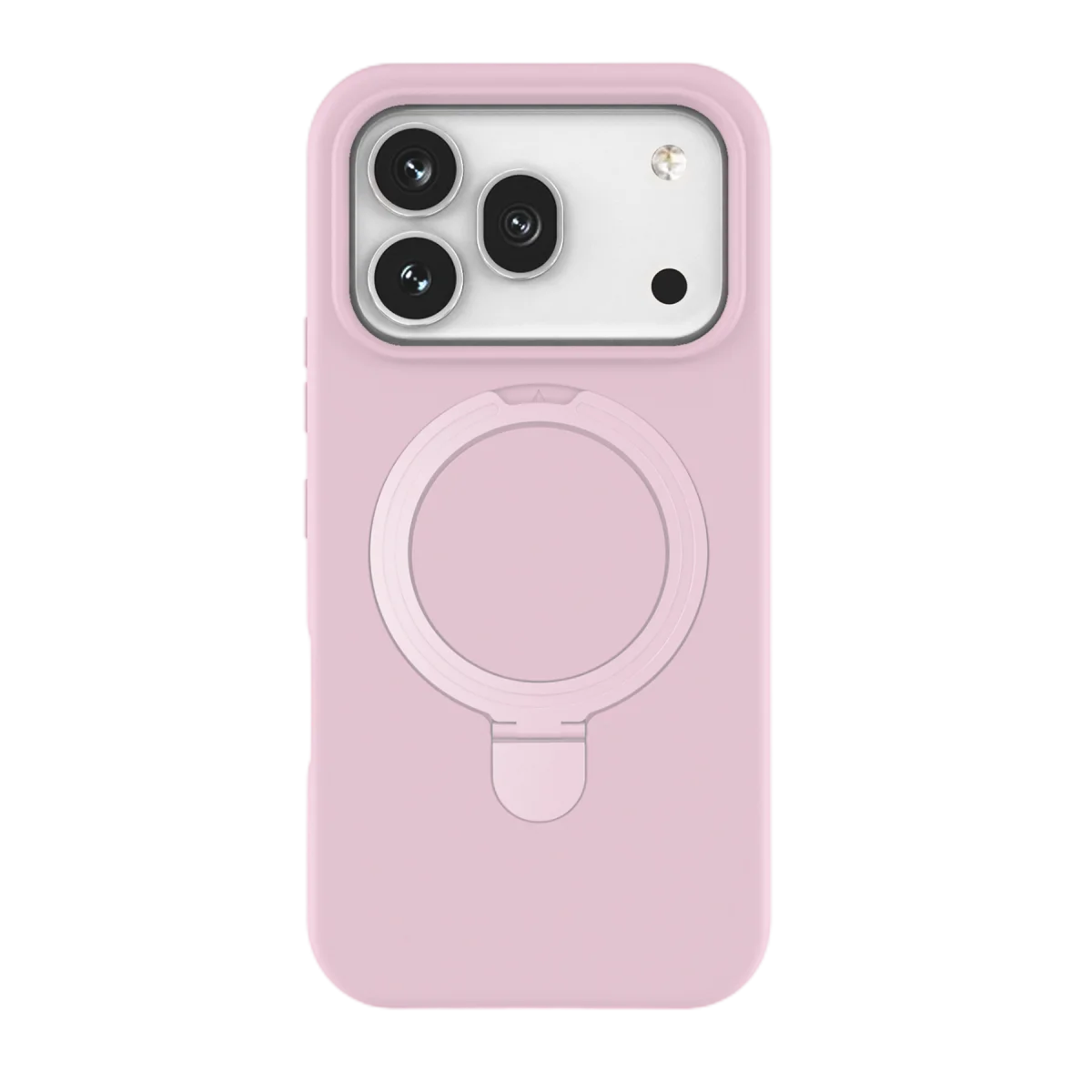 Huawei Honor 600 Regal Magsafe Standlı Kapak - Açık Pembe görsel 3