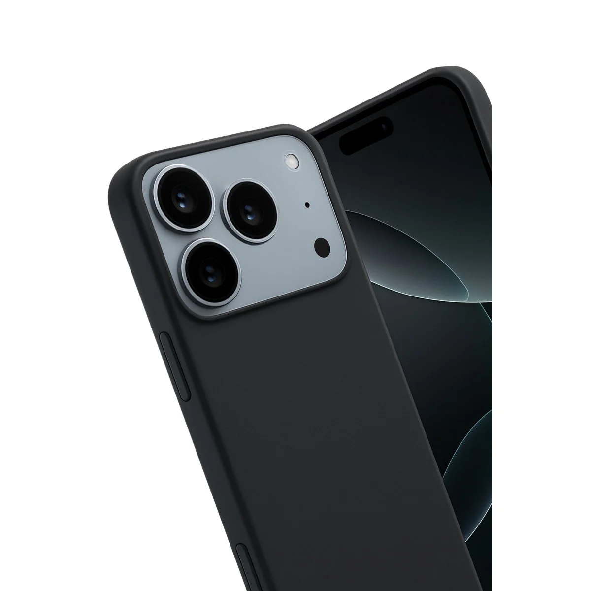 Apple İphone 17 Pro Max First Silikon - Siyah görsel 3
