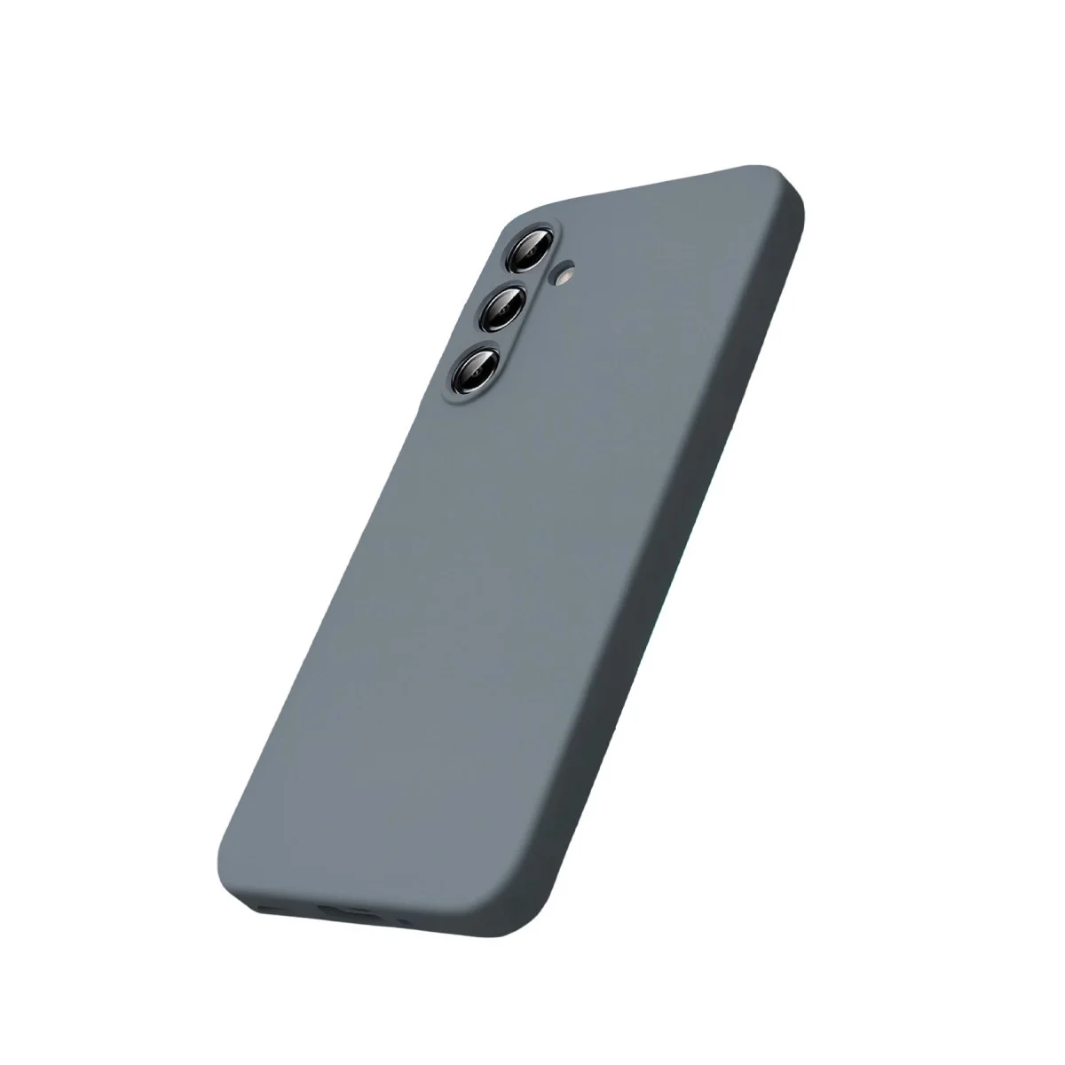 Samsung Galaxy A17 5g Nano İçi Kadife Silikon - Gri görsel 3