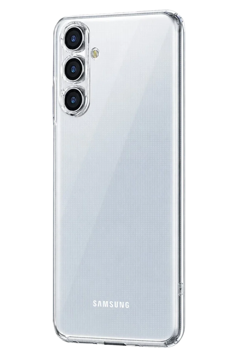 Samsung Galaxy A27 5G Lüx Şeffaf Silikon - Şeffaf görsel 3