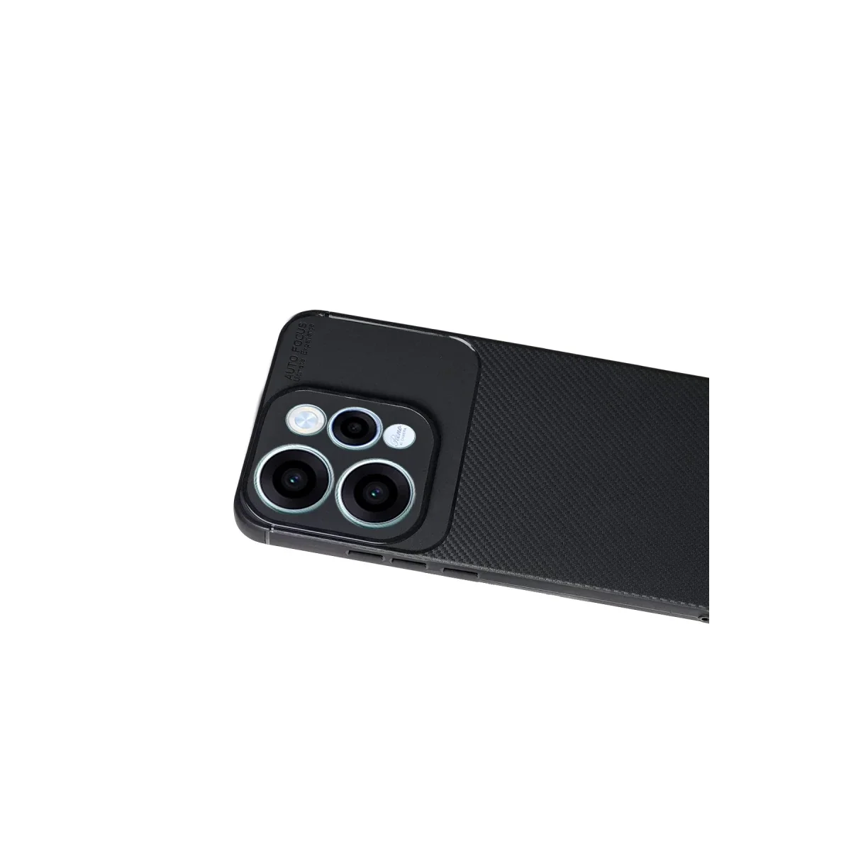 Oppo Reno 15 Auto Focus Karbon Kapak - Siyah görsel 2
