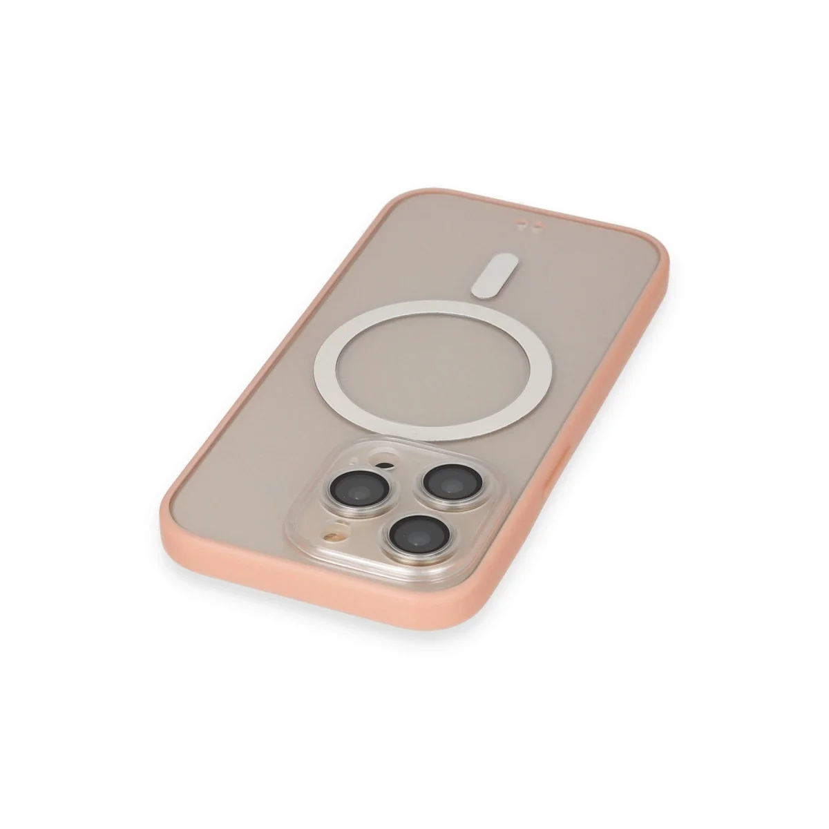 Apple İphone 14 Pro Kılıf Grand Magneticsafe Kapak - Pembe görsel 3
