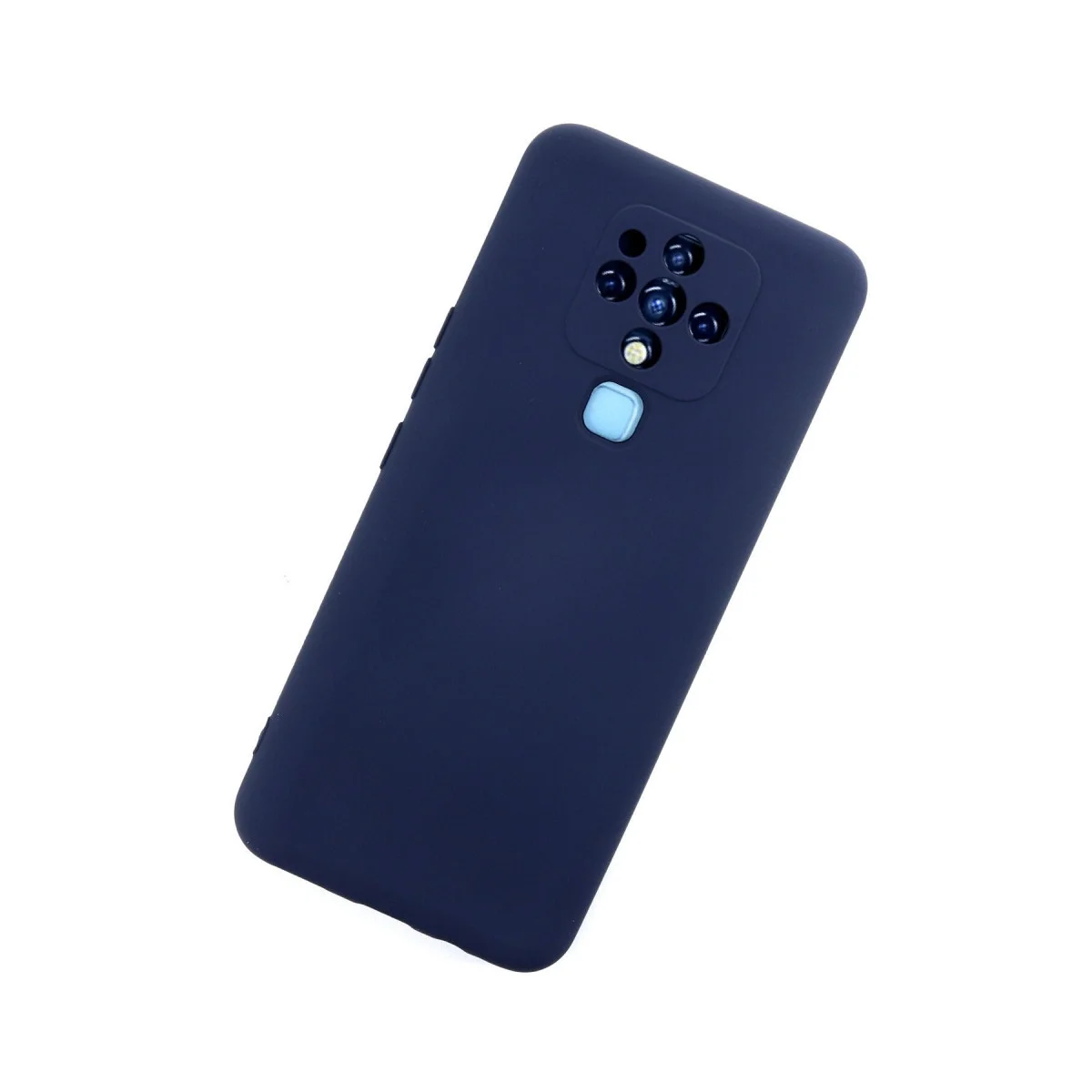 Tecno Camon 16 Kılıf Nano İçi Kadife Silikon - Lacivert görsel 3