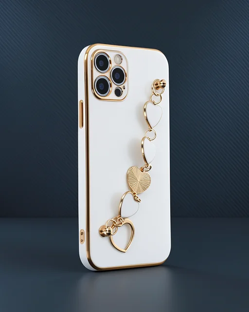 Apple İphone 12 Pro Max Kılıf Esila Silikon - Beyaz