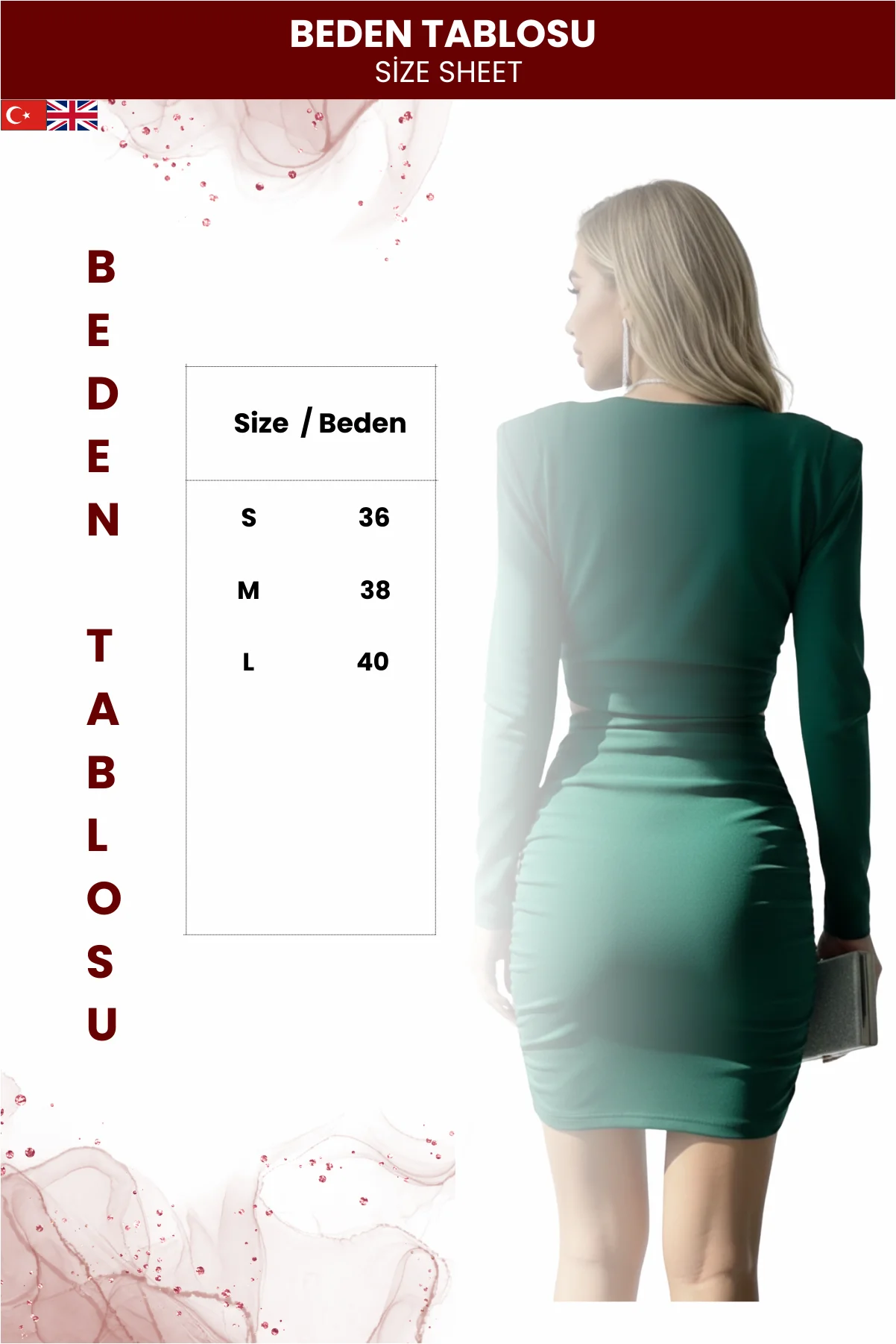 Kadın Vatkalı Omuz Mini Elbise görsel 2