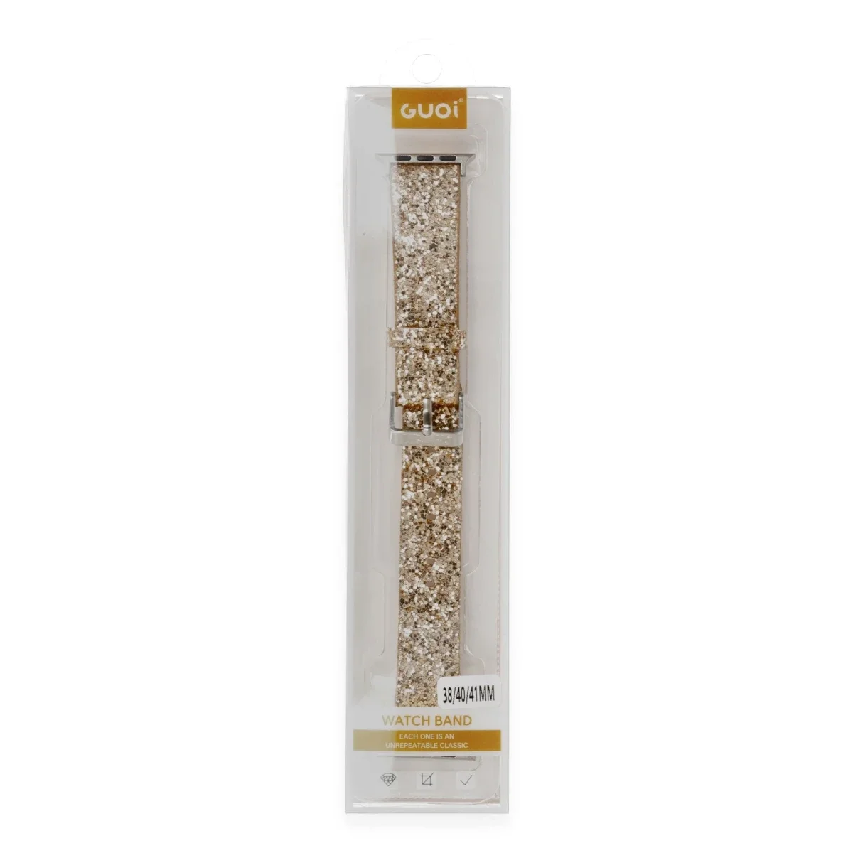 Apple Watch 38mm Starry Taşlı Kordon - Gold görsel 2