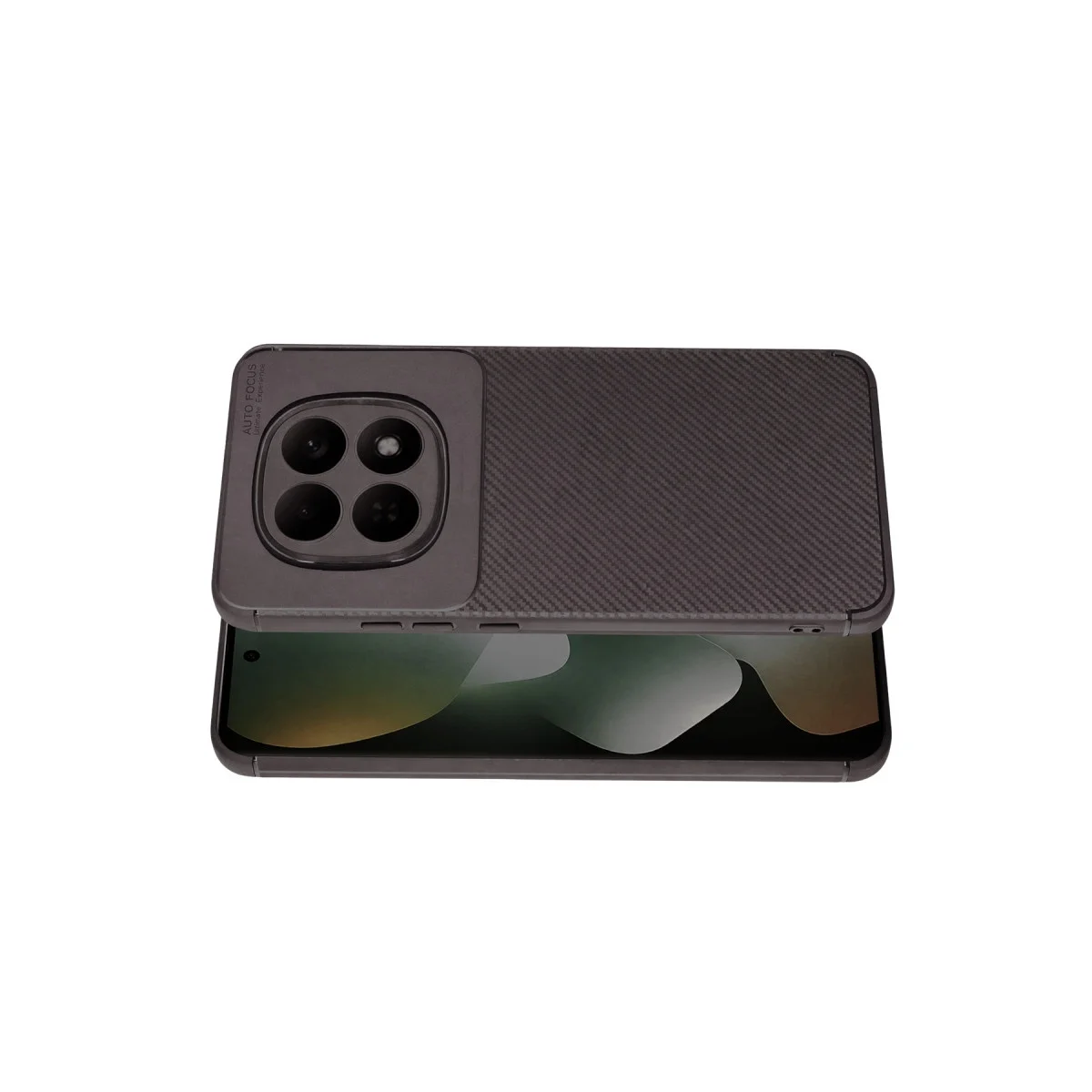 Xiao Red Note 15 Pro 5g Auto Focus Karbon Kapak - Gri görsel 3