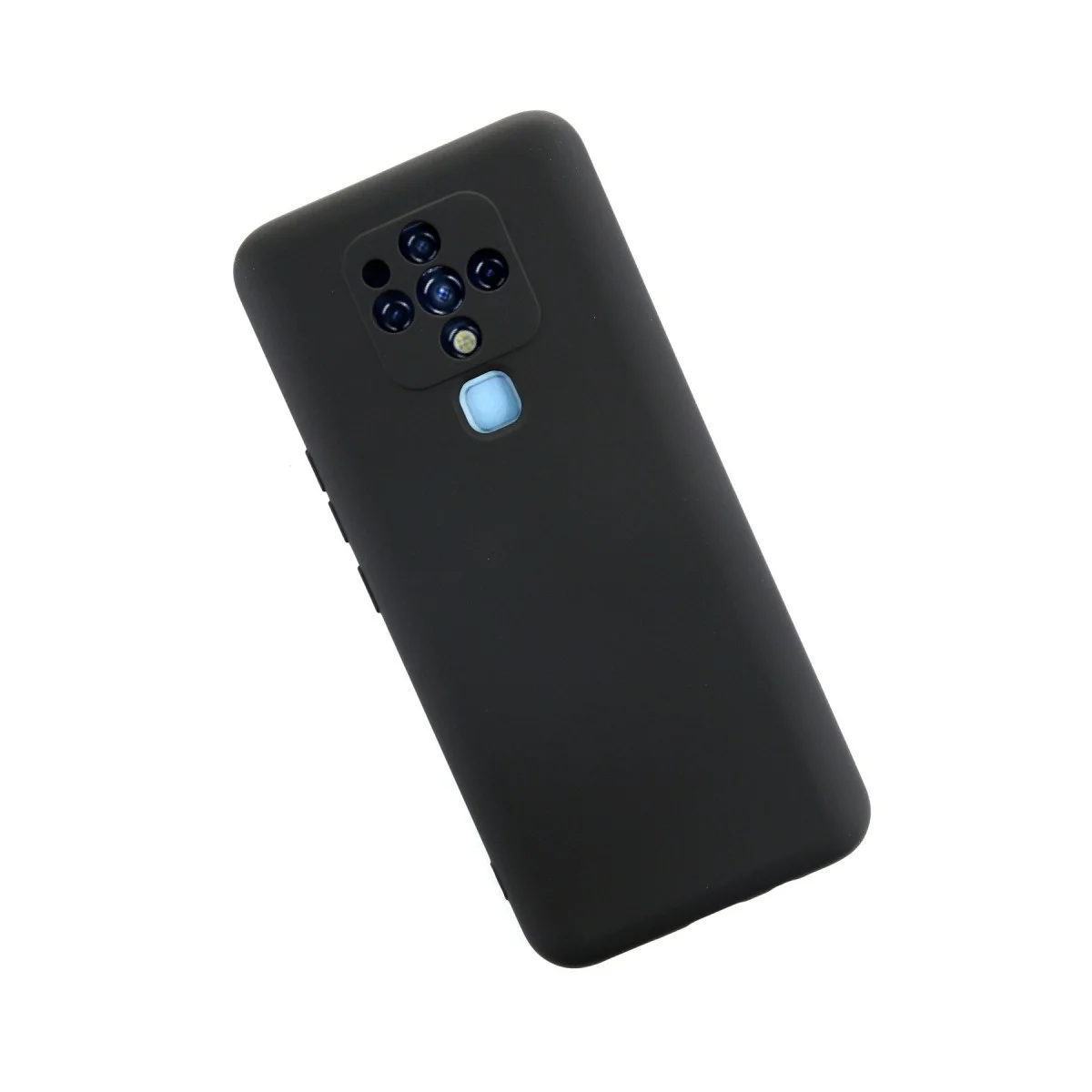 Tecno Camon 16 Kılıf Nano İçi Kadife Silikon - Siyah görsel 2