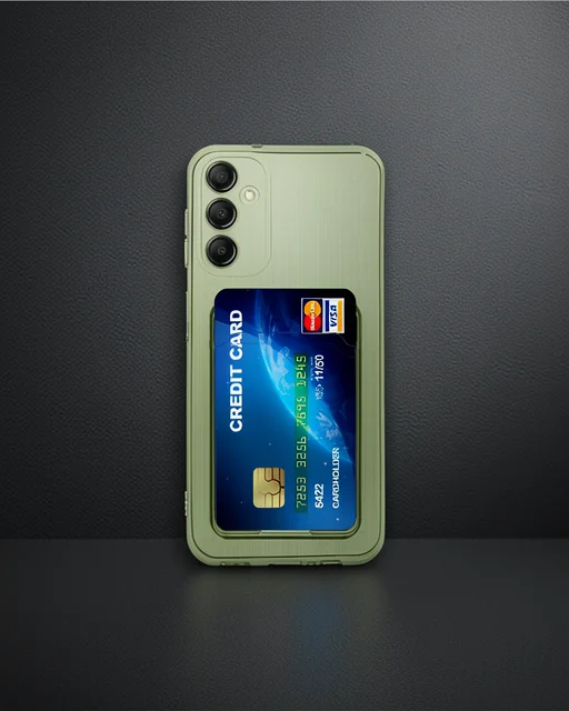 Samsung Galaxy A15 4g Kılıf Kart Şeffaf Silikon - Şeffaf