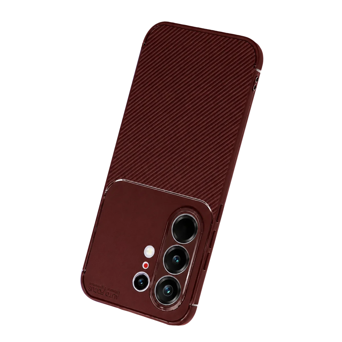 Tecno Camon 50 Pro 5G Auto Focus Karbon Kapak - Bordo görsel 4