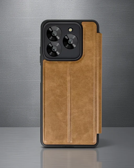 General Mobile Era 50 Kılıf Flip Cover - Taba