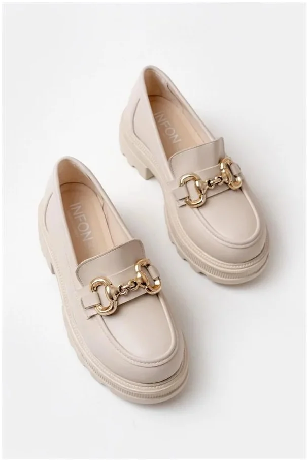 Kadın Loafer Ayakkabı Ayakkabı Bağcıksız Tabanlı Yüksek Casual Günlük görsel 3