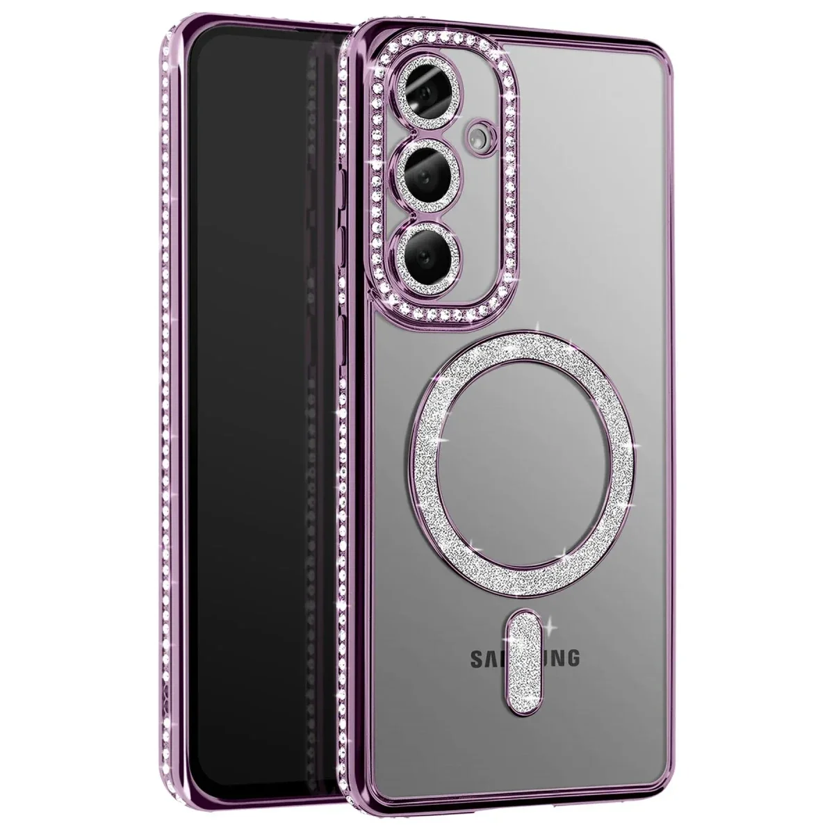 Samsung Galaxy S26 Plus Joke Simli Magneticsafe Kılıf - Derin Mor