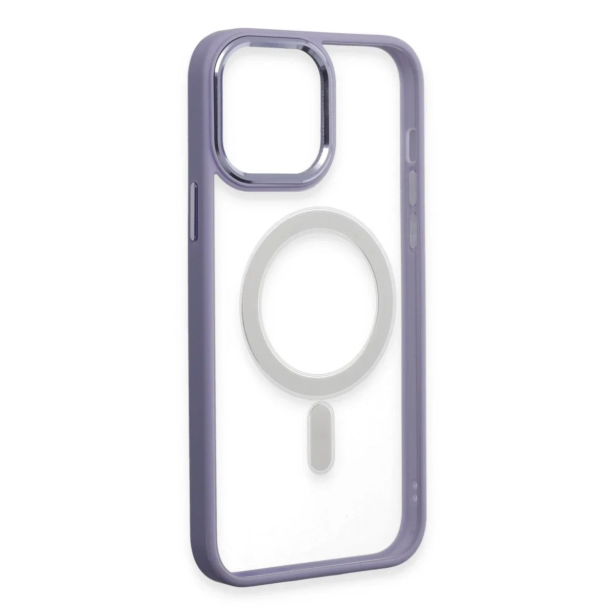 Apple iPhone 15 Pro Kılıf Room Magneticsafe Silikon - Lila görsel 4