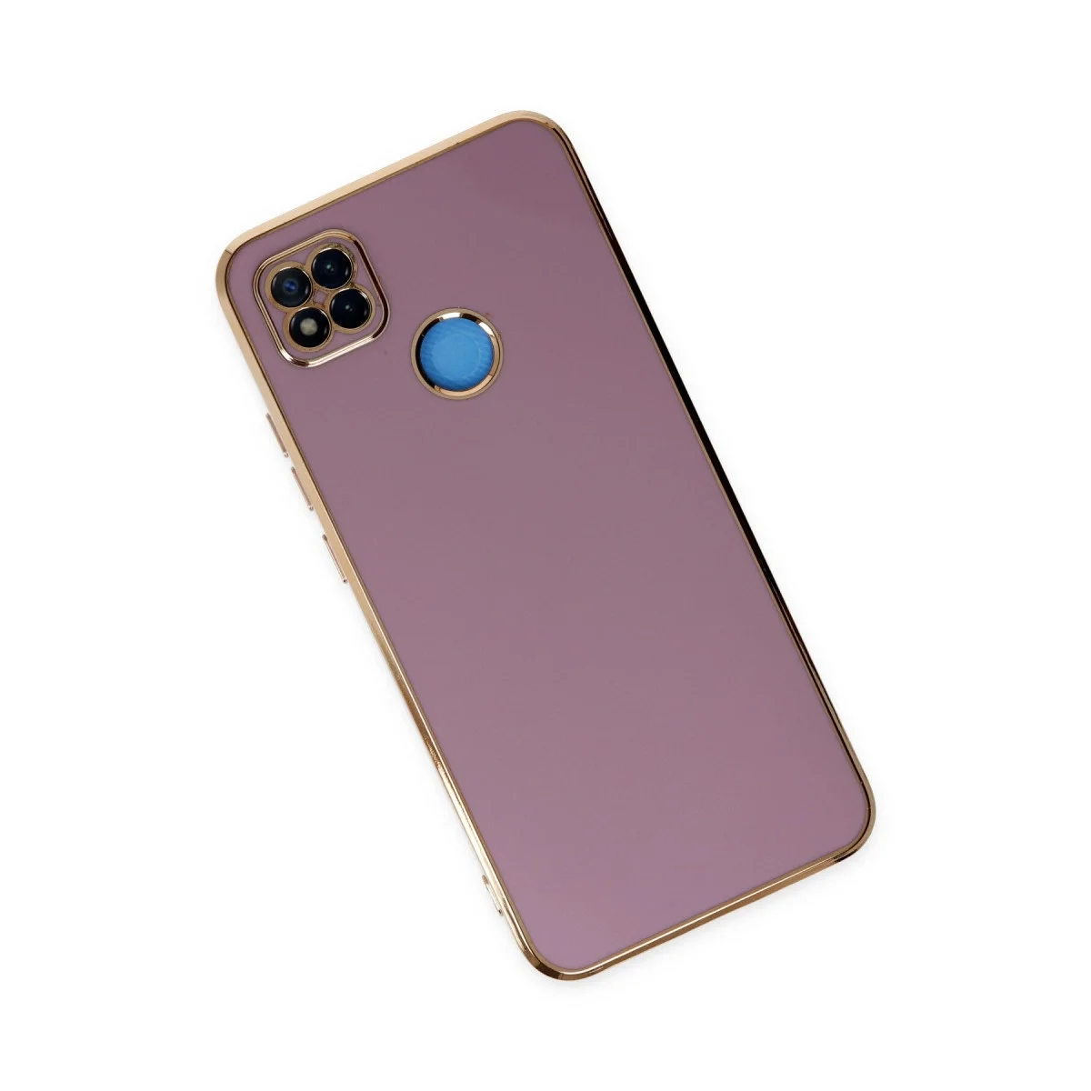 Xiaomi Redmi 9c Kılıf Volet Silikon - Mor görsel 3