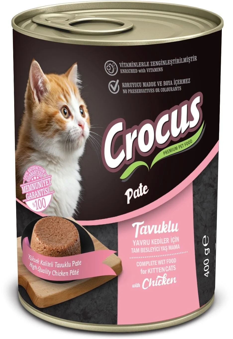 Crosus yavru kedi tavuklu yaş mama 400 g