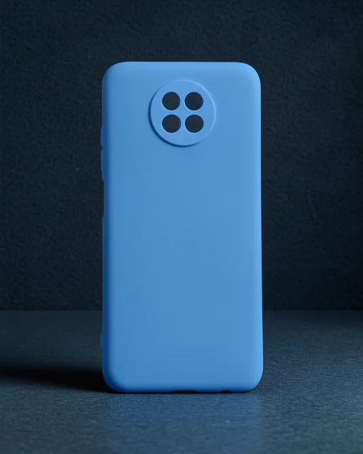 Xiaomi Redmi Note 9 5g Kılıf Nano İçi Kadife Silikon - Mavi