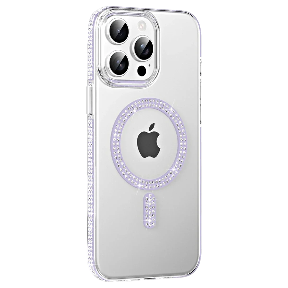 Joko Apple iPhone 14 Pro Max Move Taşlı Magsafe Kapak - Lila
